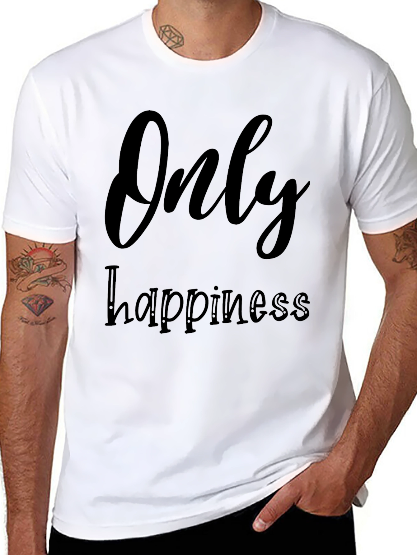 Only Happiness Graphic Tee