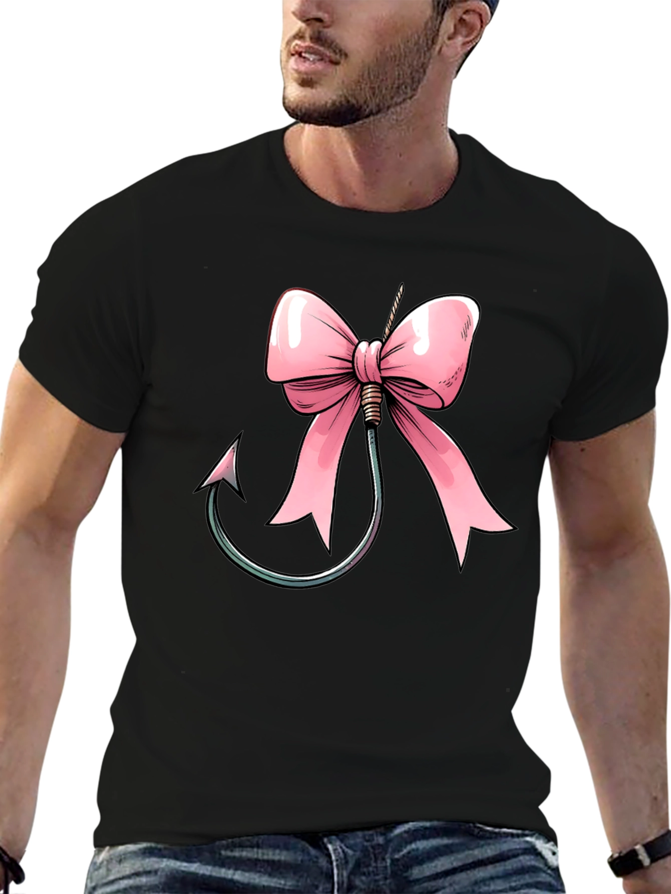 Fishing Hook Bow T-Shirt