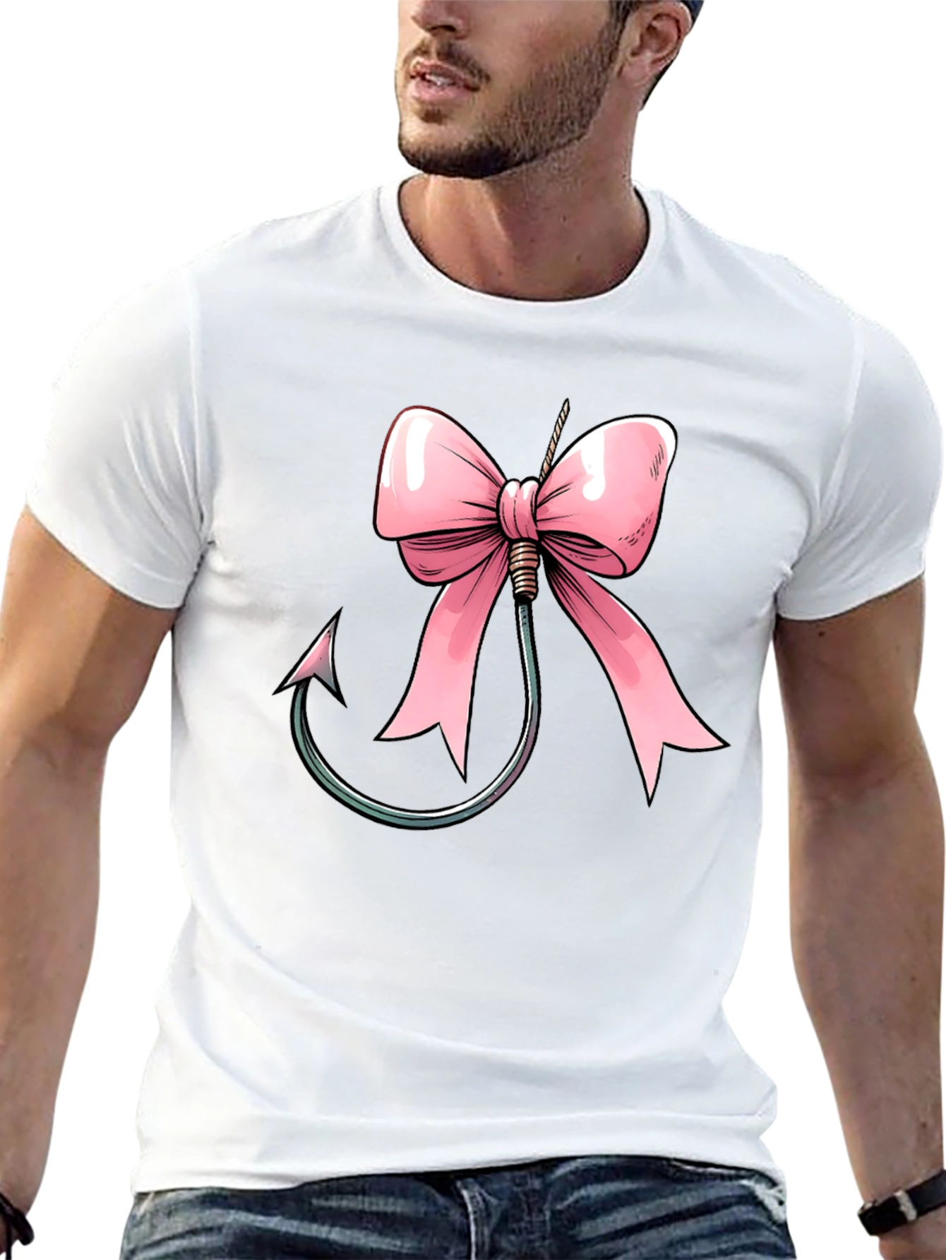 Fishing Hook Bow T-Shirt