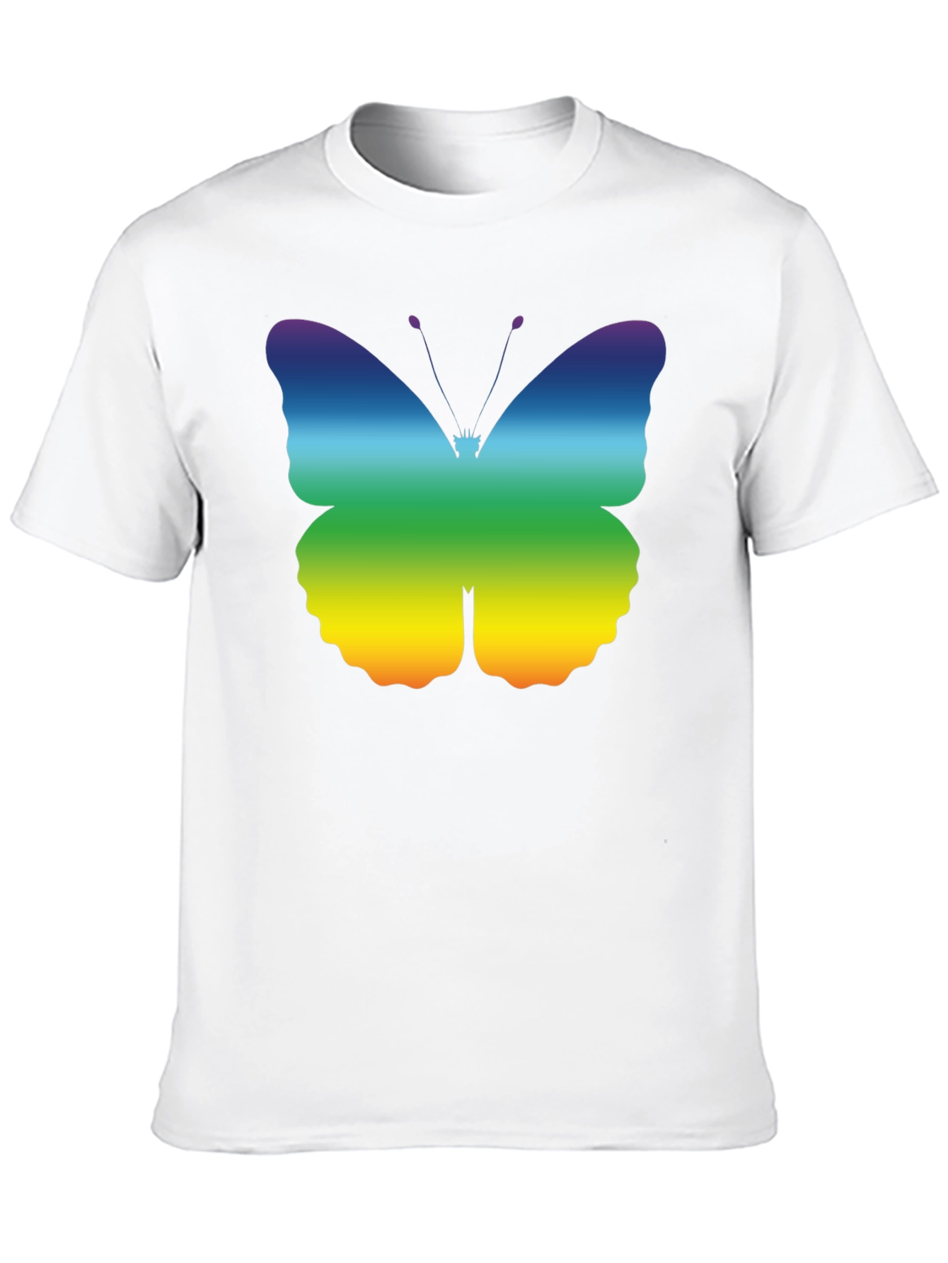Rainbow Butterfly Graphic T-Shirt - Pride