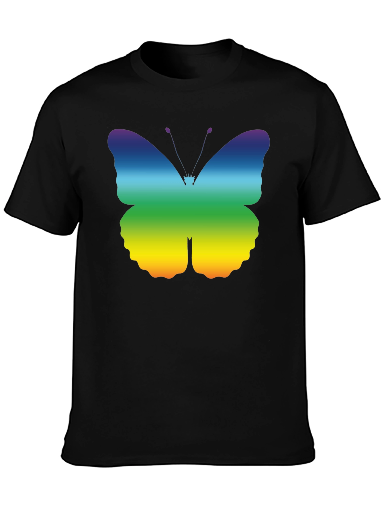 Rainbow Butterfly Graphic T-Shirt - Pride