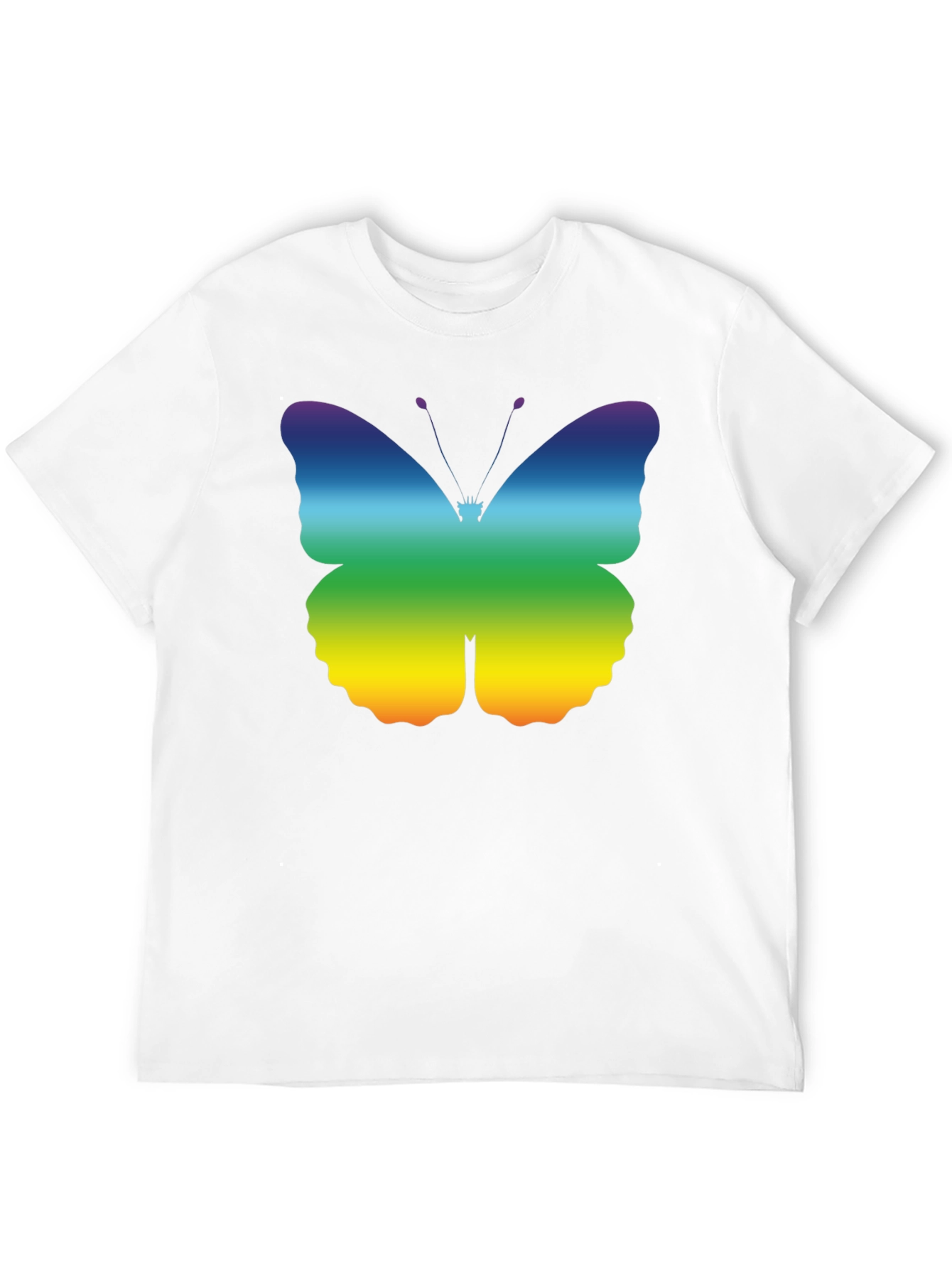 Rainbow Butterfly Graphic T-Shirt - Pride
