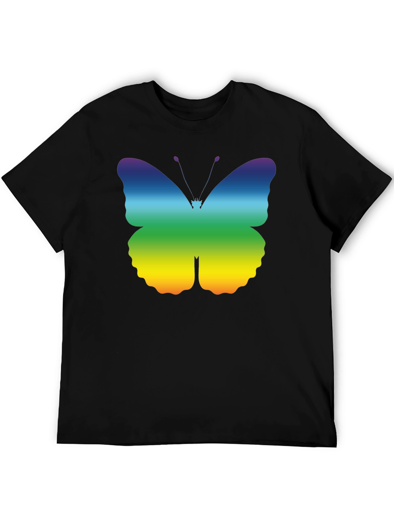 Rainbow Butterfly Graphic T-Shirt - Pride