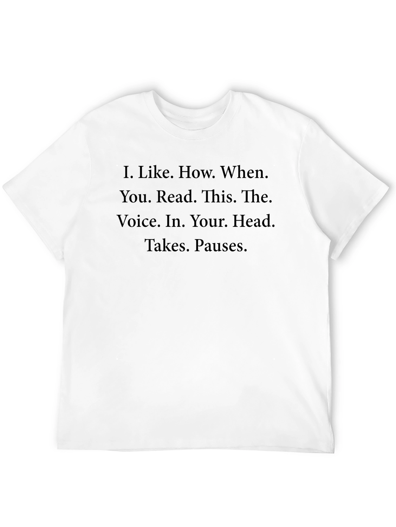 I Like How Black T-Shirt Novelty Tee