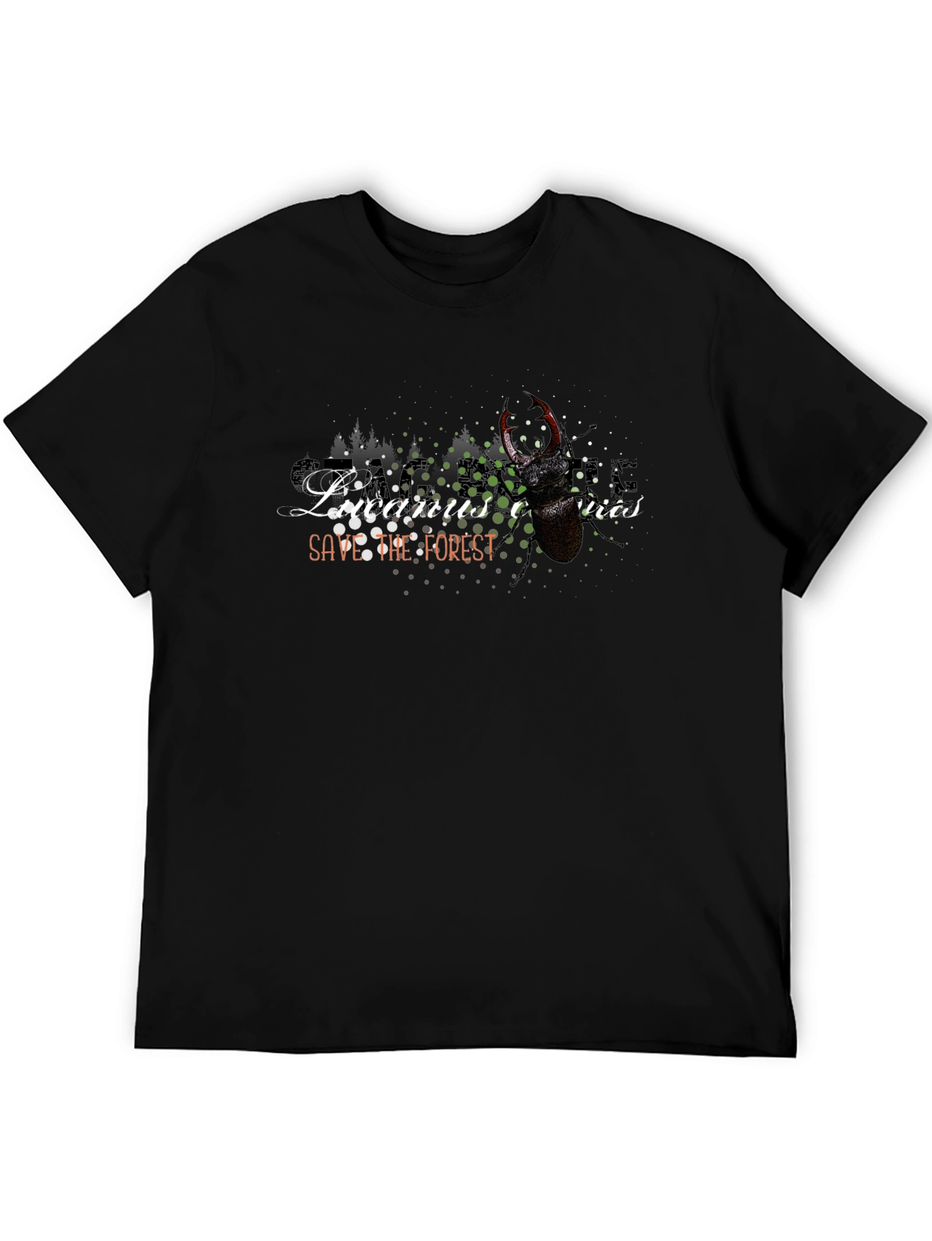 Lucanus Cervus Save the Forest T-Shirt