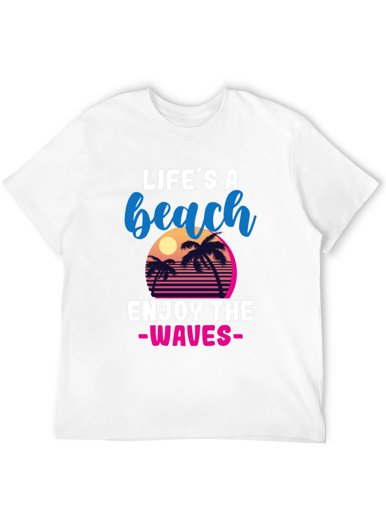 Lifes A Beach Retro T-Shirt