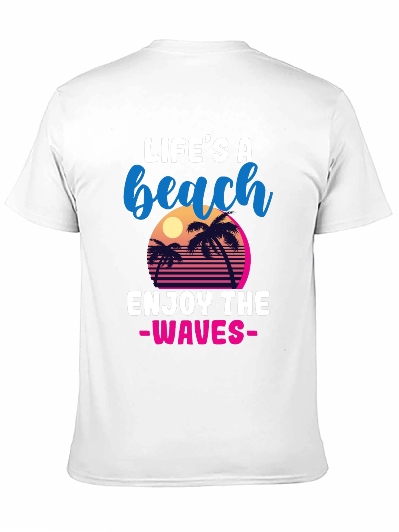 Lifes A Beach Retro T-Shirt