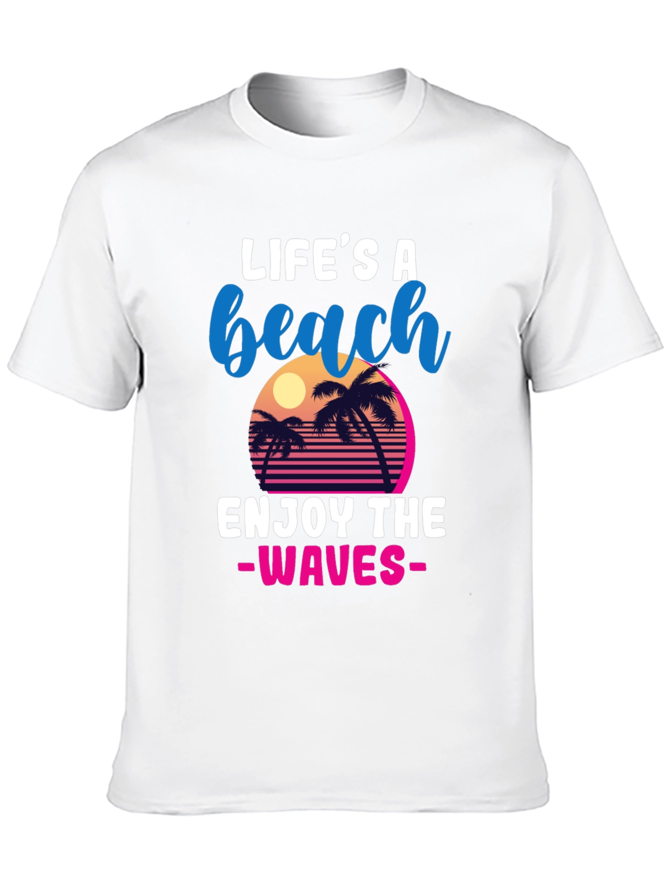 Lifes A Beach Retro T-Shirt