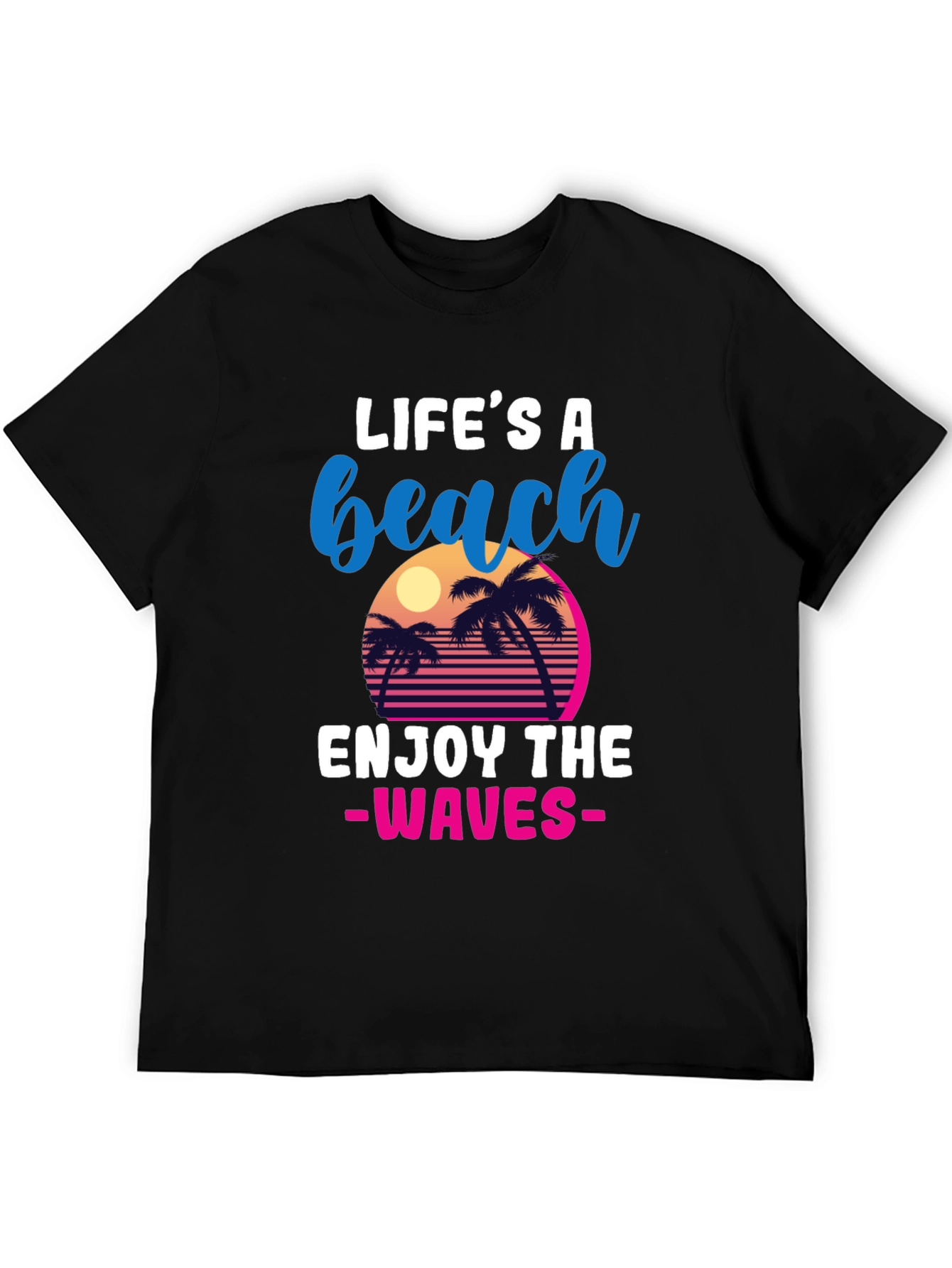 Lifes A Beach Retro T-Shirt