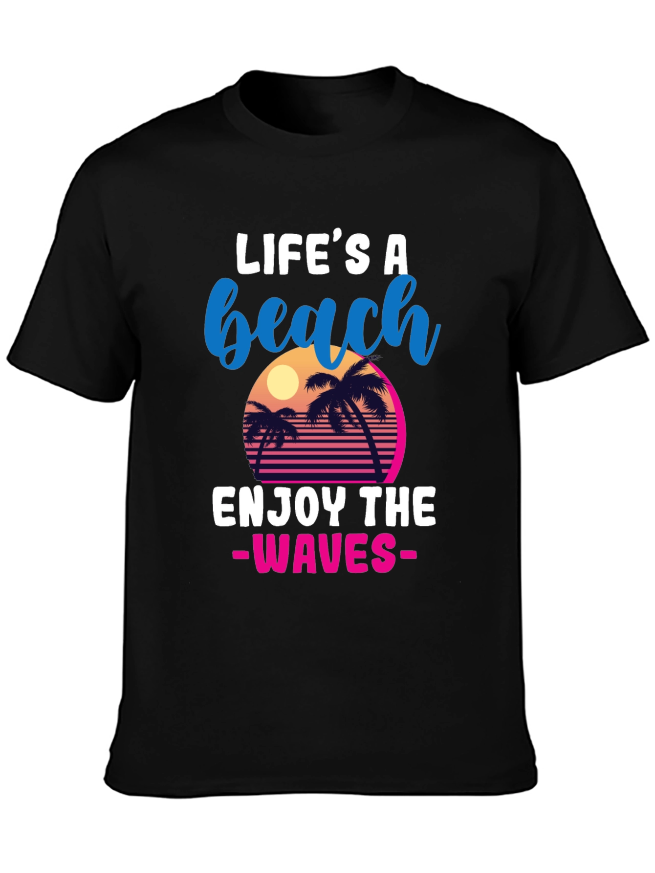 Lifes A Beach Retro T-Shirt