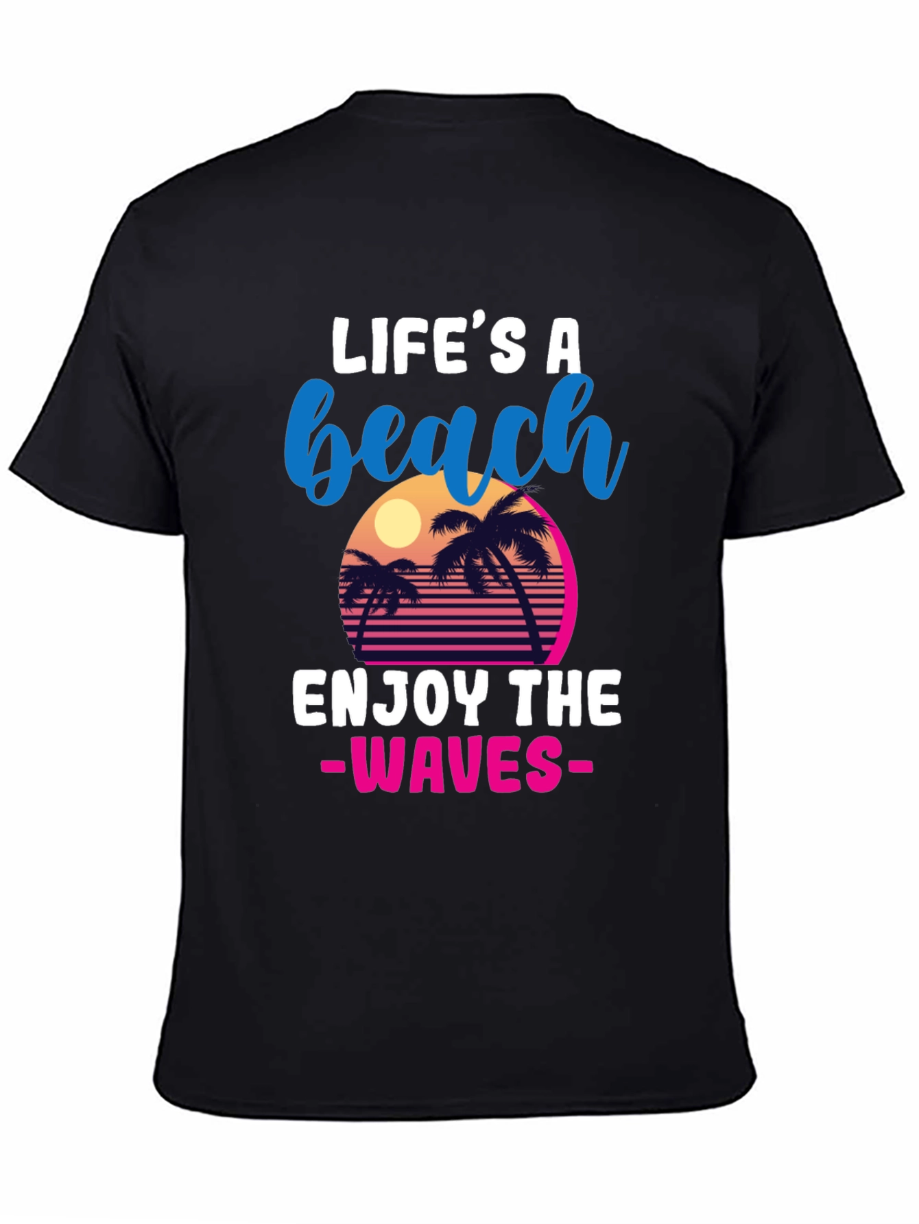 Lifes A Beach Retro T-Shirt
