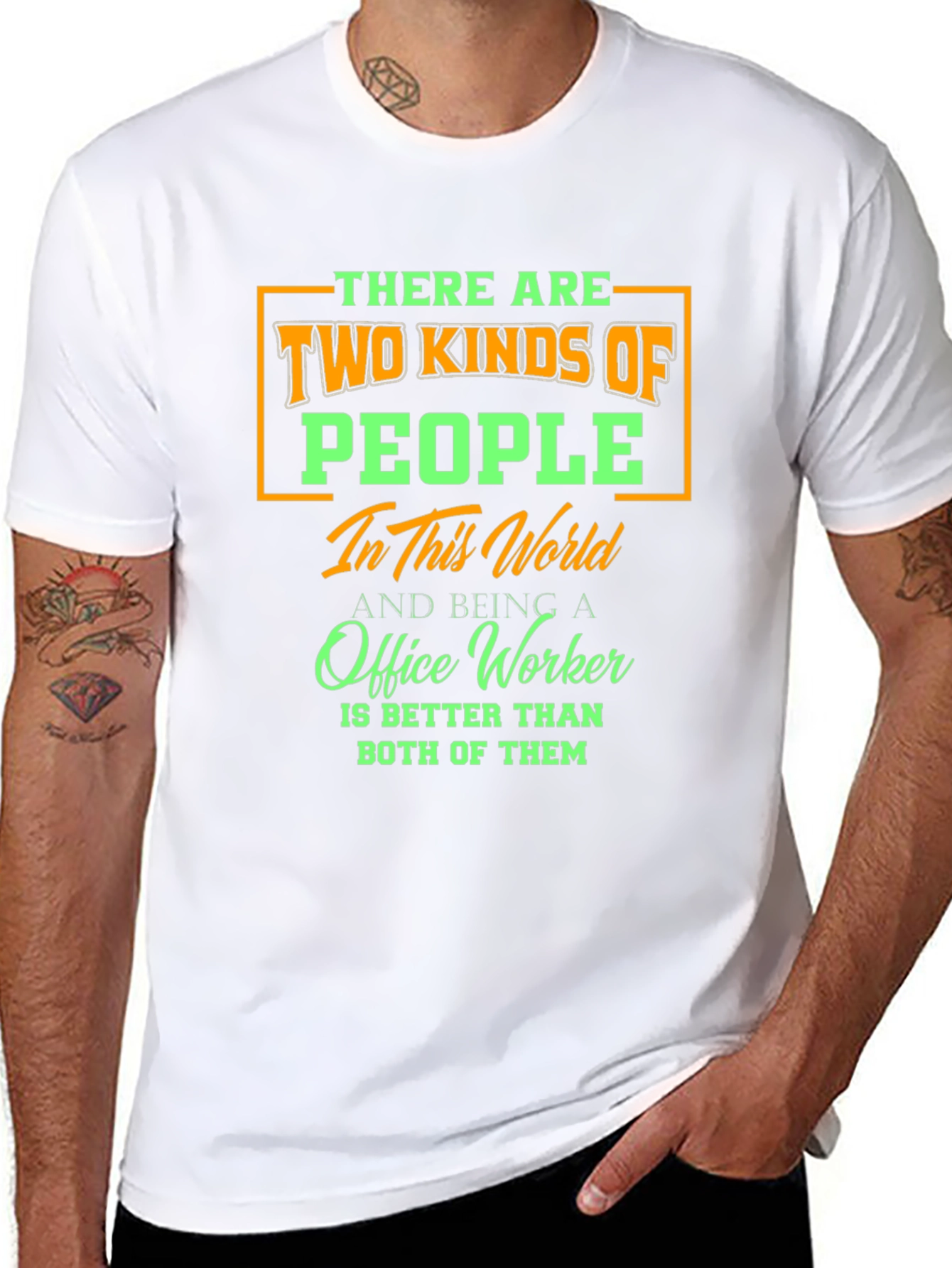 Two Kinds of People Office Worker T-Shirt
