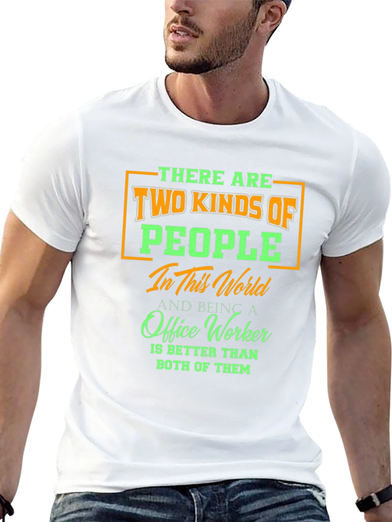 Two Kinds of People Office Worker T-Shirt