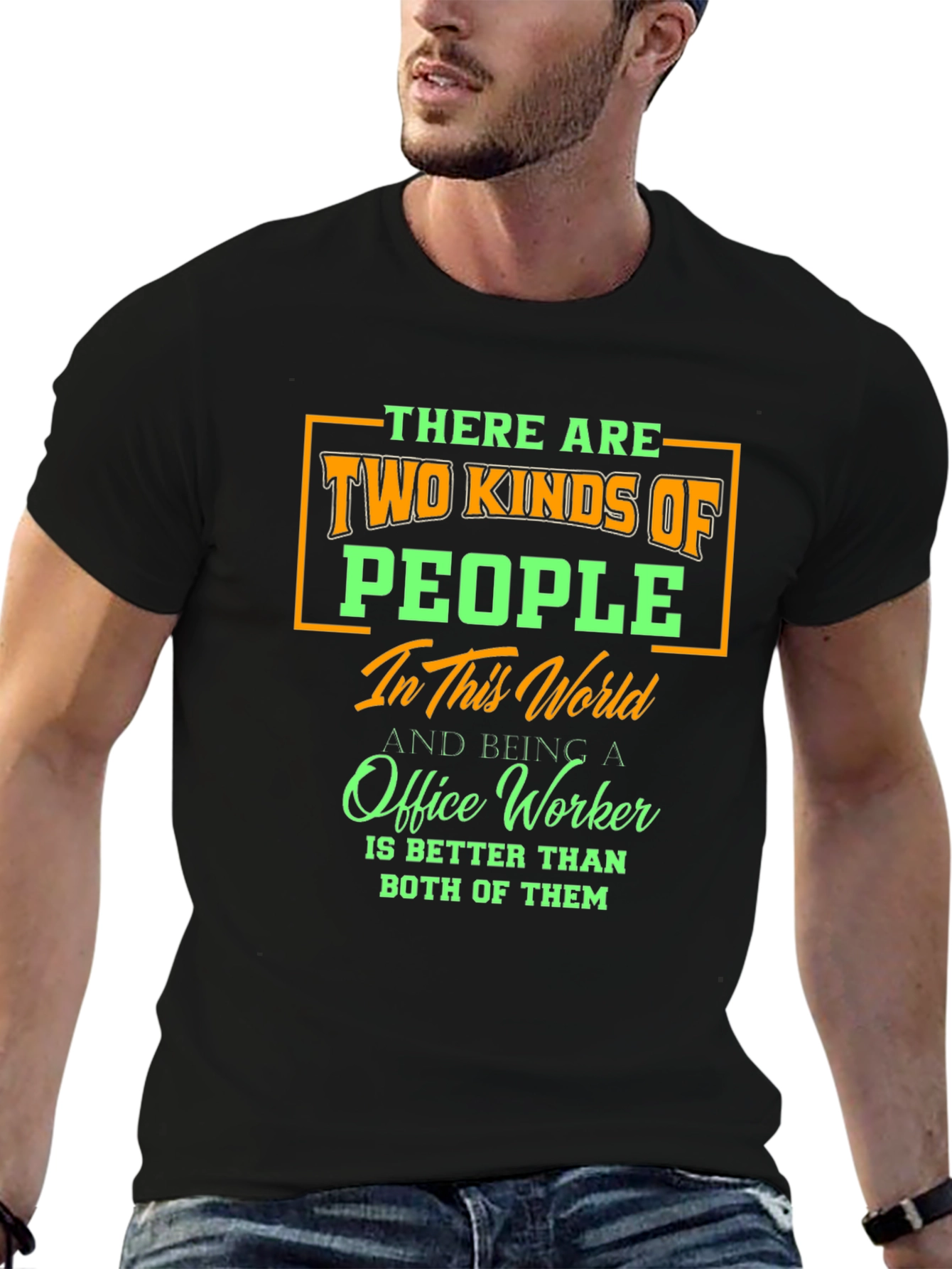 Two Kinds of People Office Worker T-Shirt
