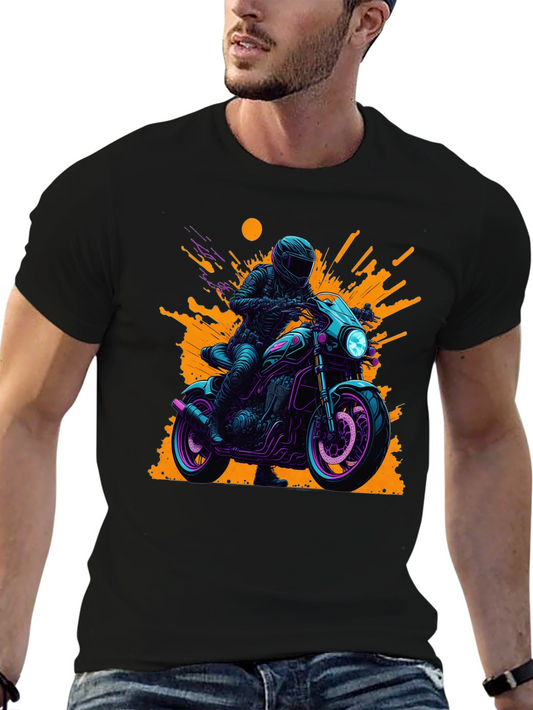 Motorcycle Rider Graphic Tee