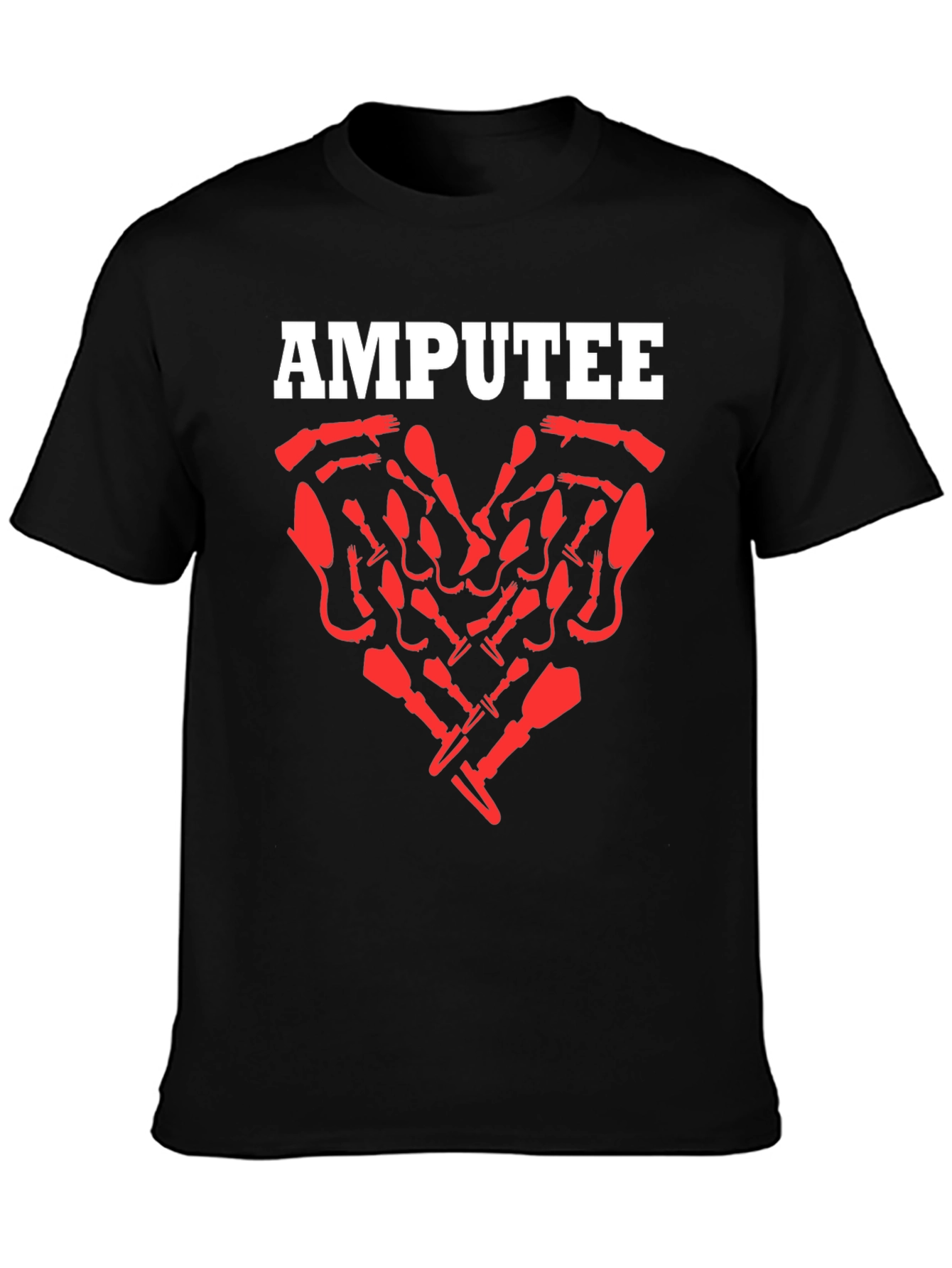 Amputee Heart Graphic T-Shirt