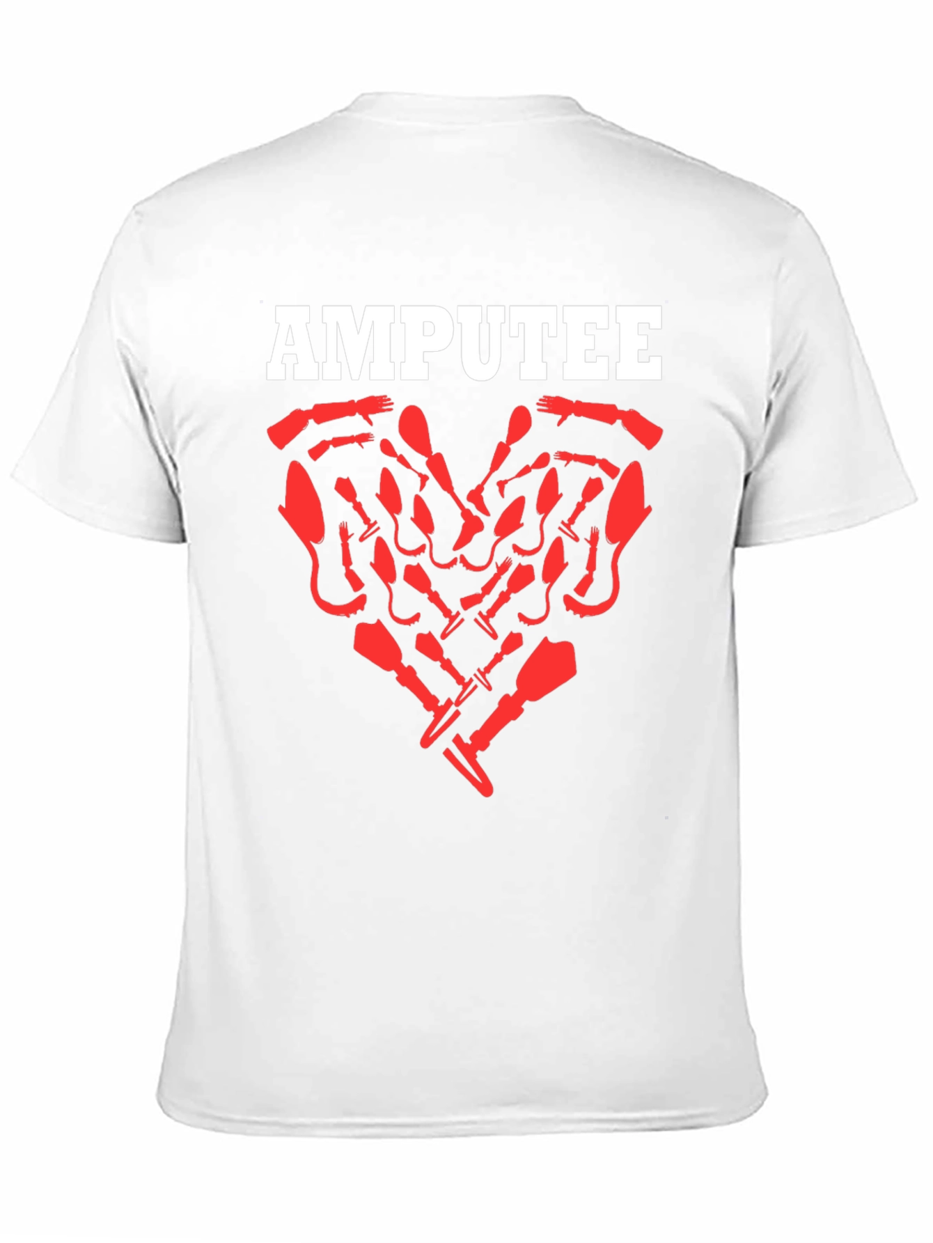 Amputee Heart Graphic T-Shirt