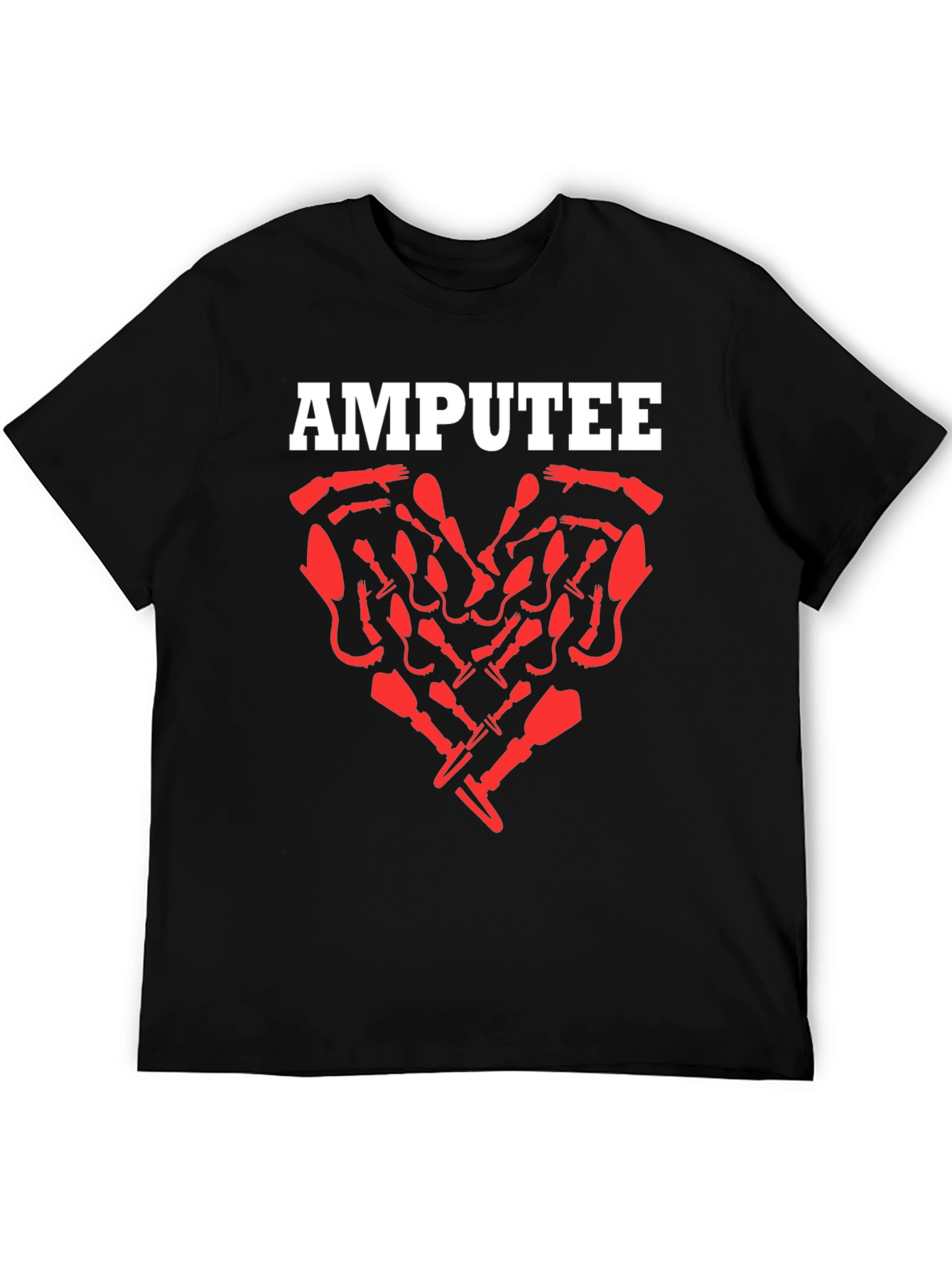 Amputee Heart Graphic T-Shirt