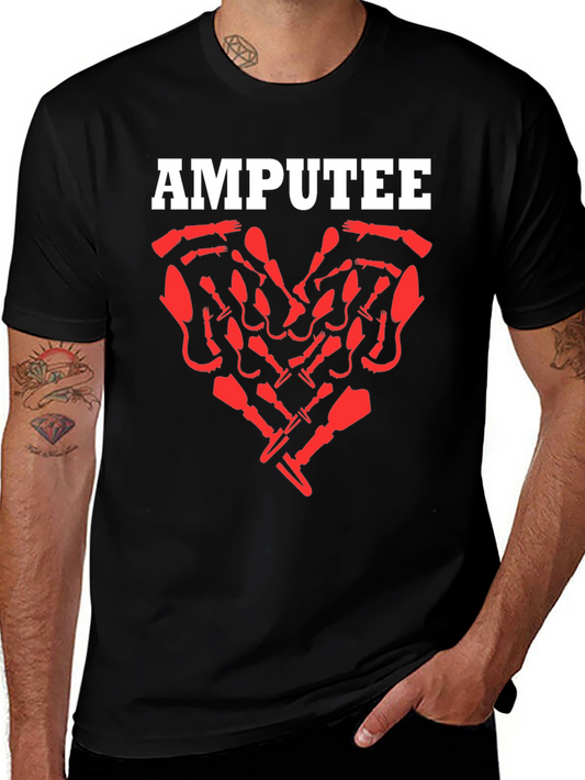 Amputee Heart Graphic T-Shirt