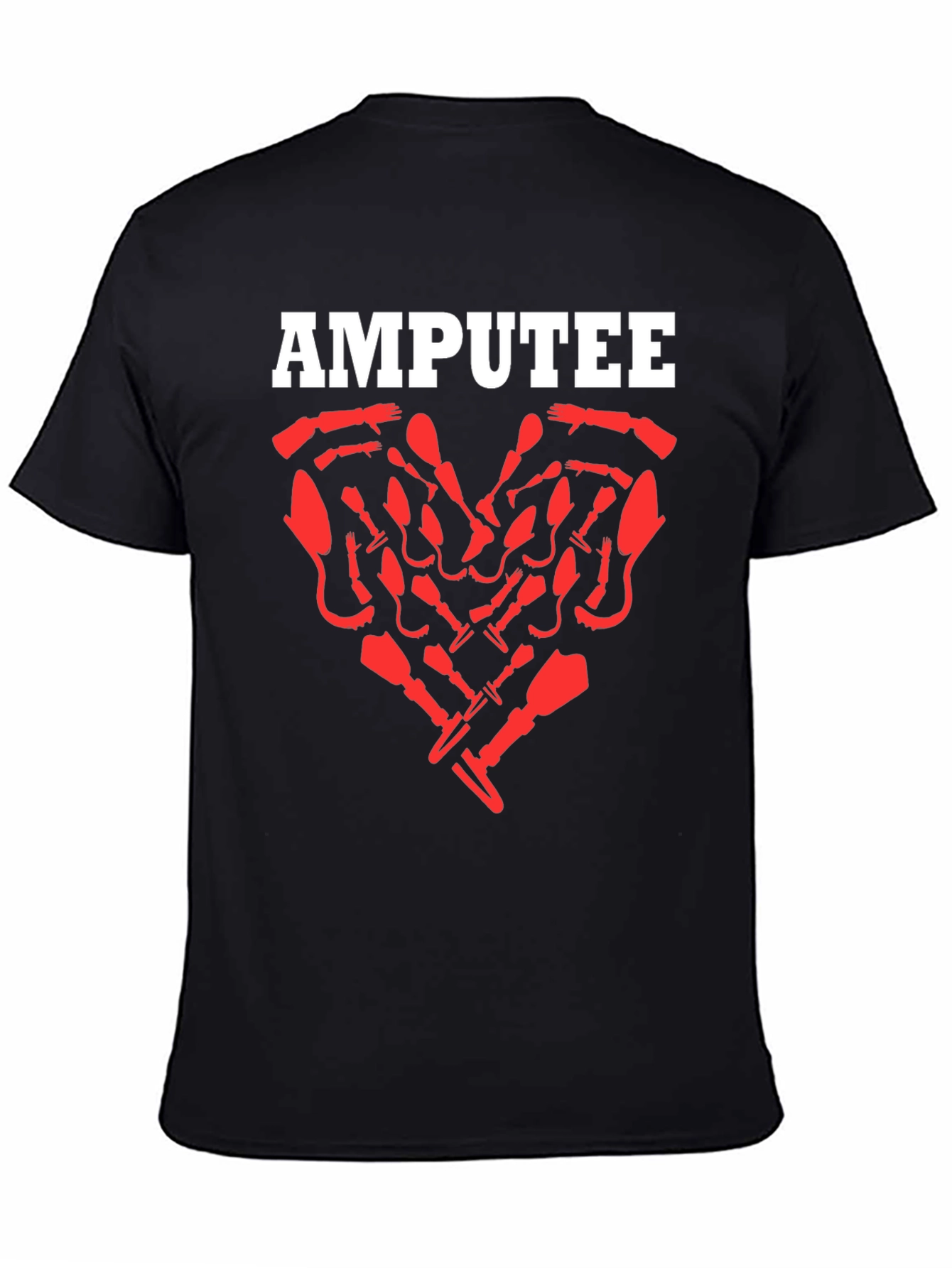 Amputee Heart Graphic T-Shirt