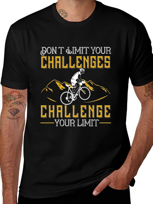 Challenge Your Limits Biker T-Shirt