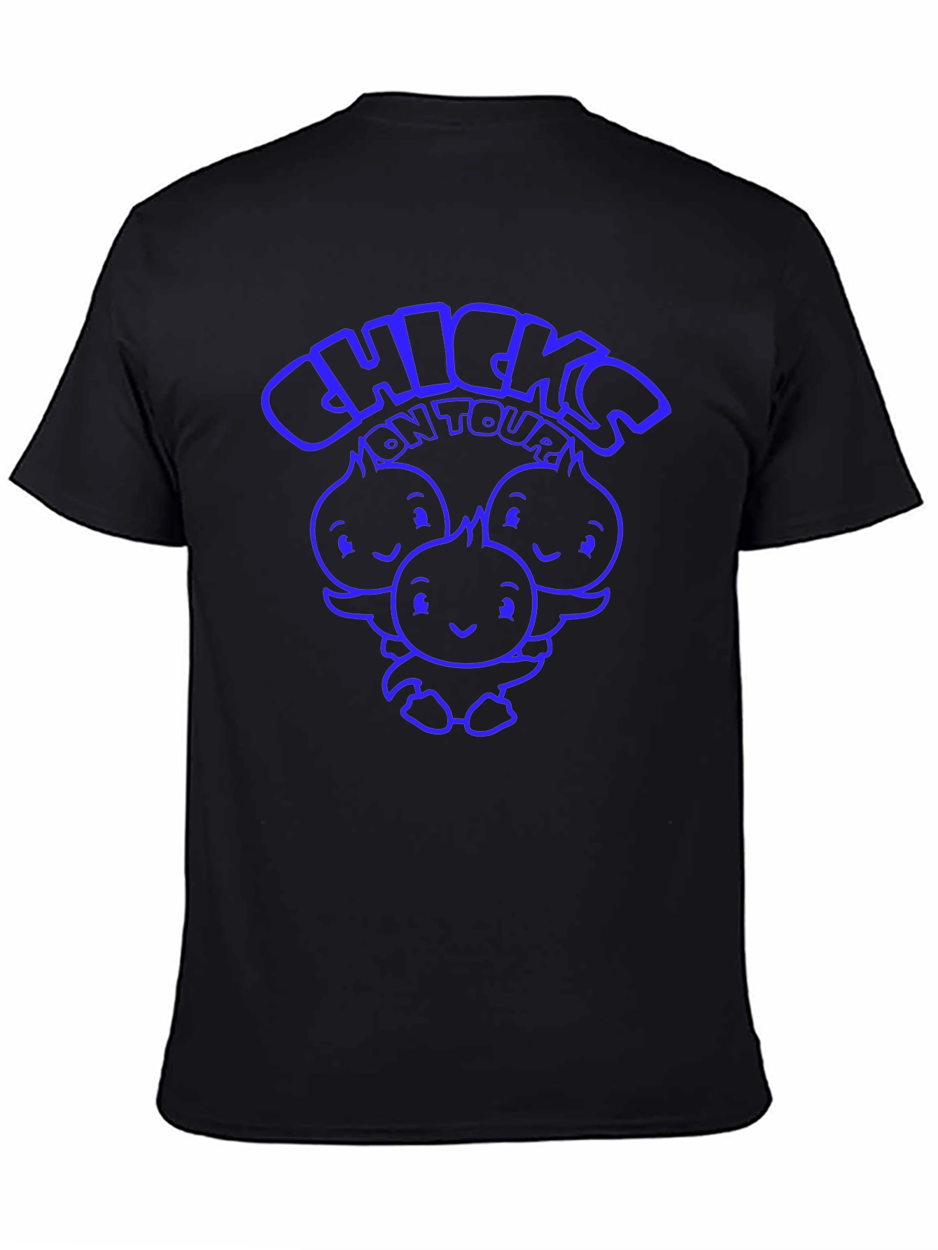 Chicks On Tour Graphic T-Shirt - Black