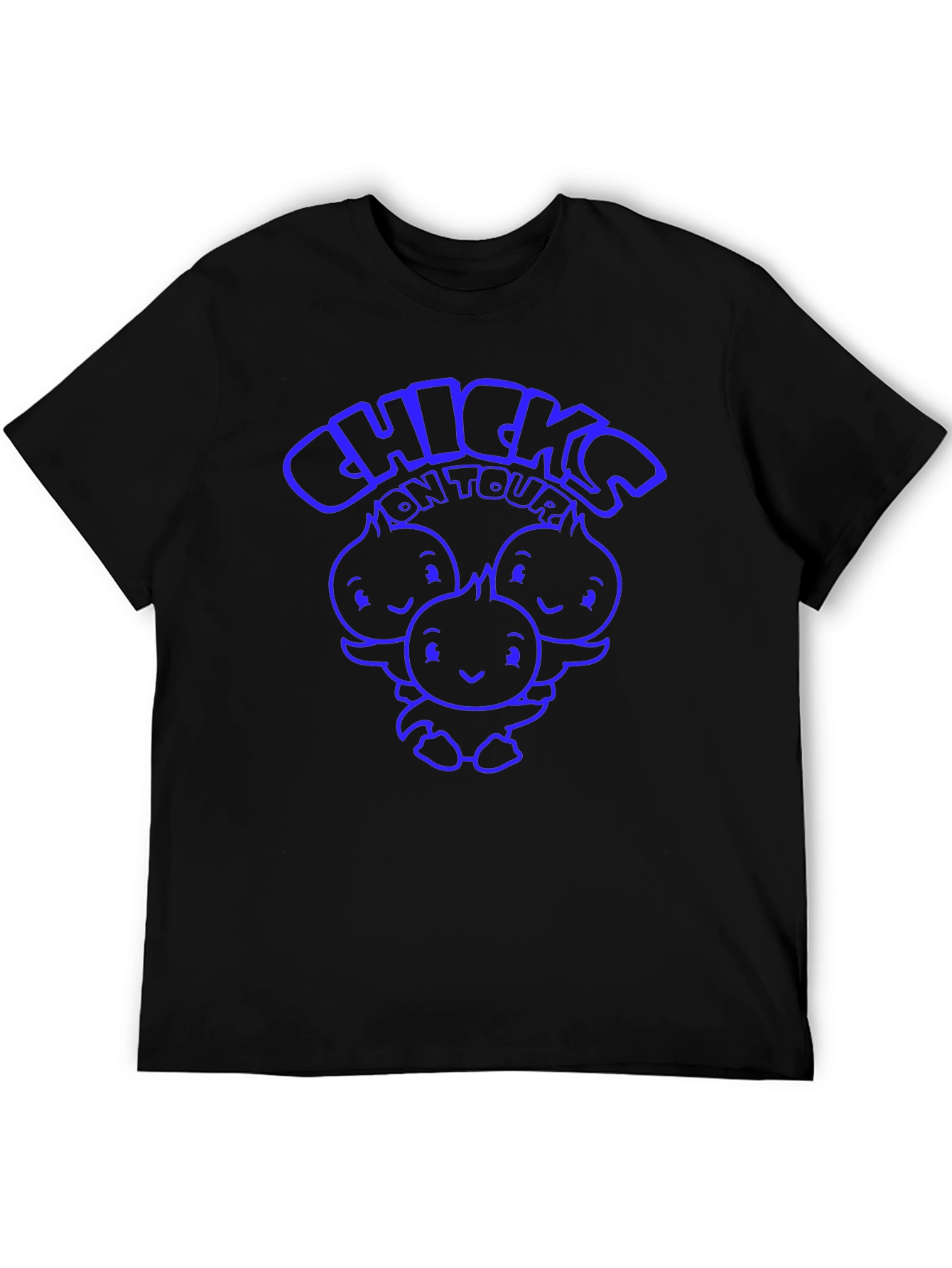 Chicks On Tour Graphic T-Shirt - Black