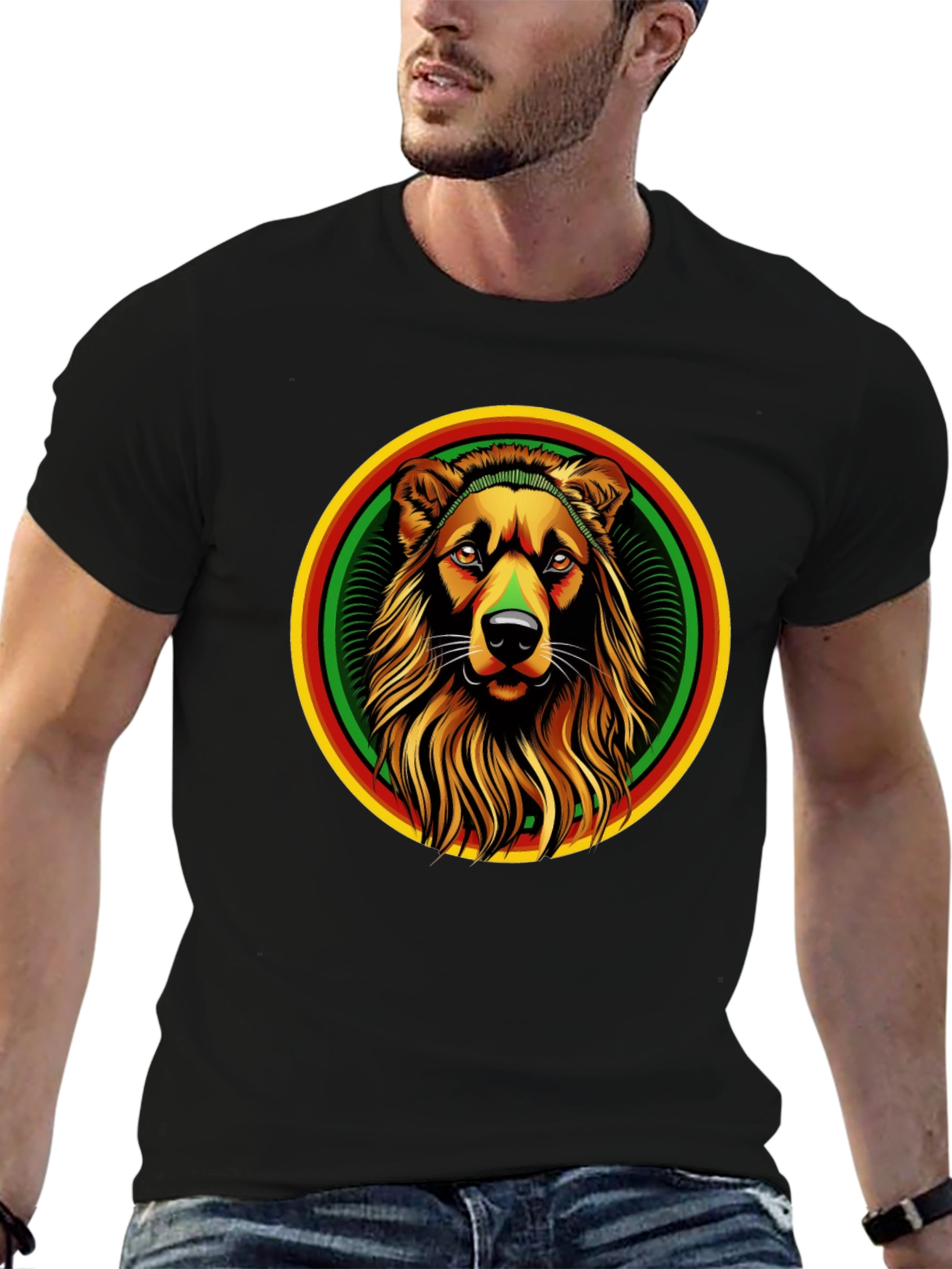 Rasta Lion T-Shirt - Reggae Vibes