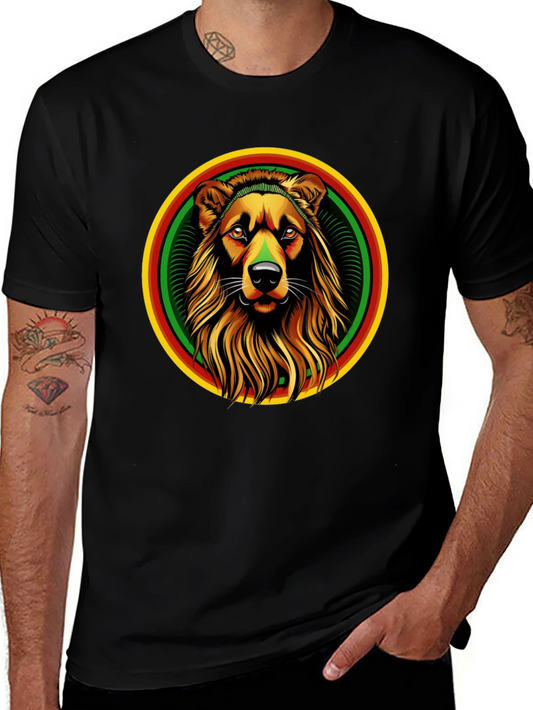 Rasta Lion T-Shirt - Reggae Vibes