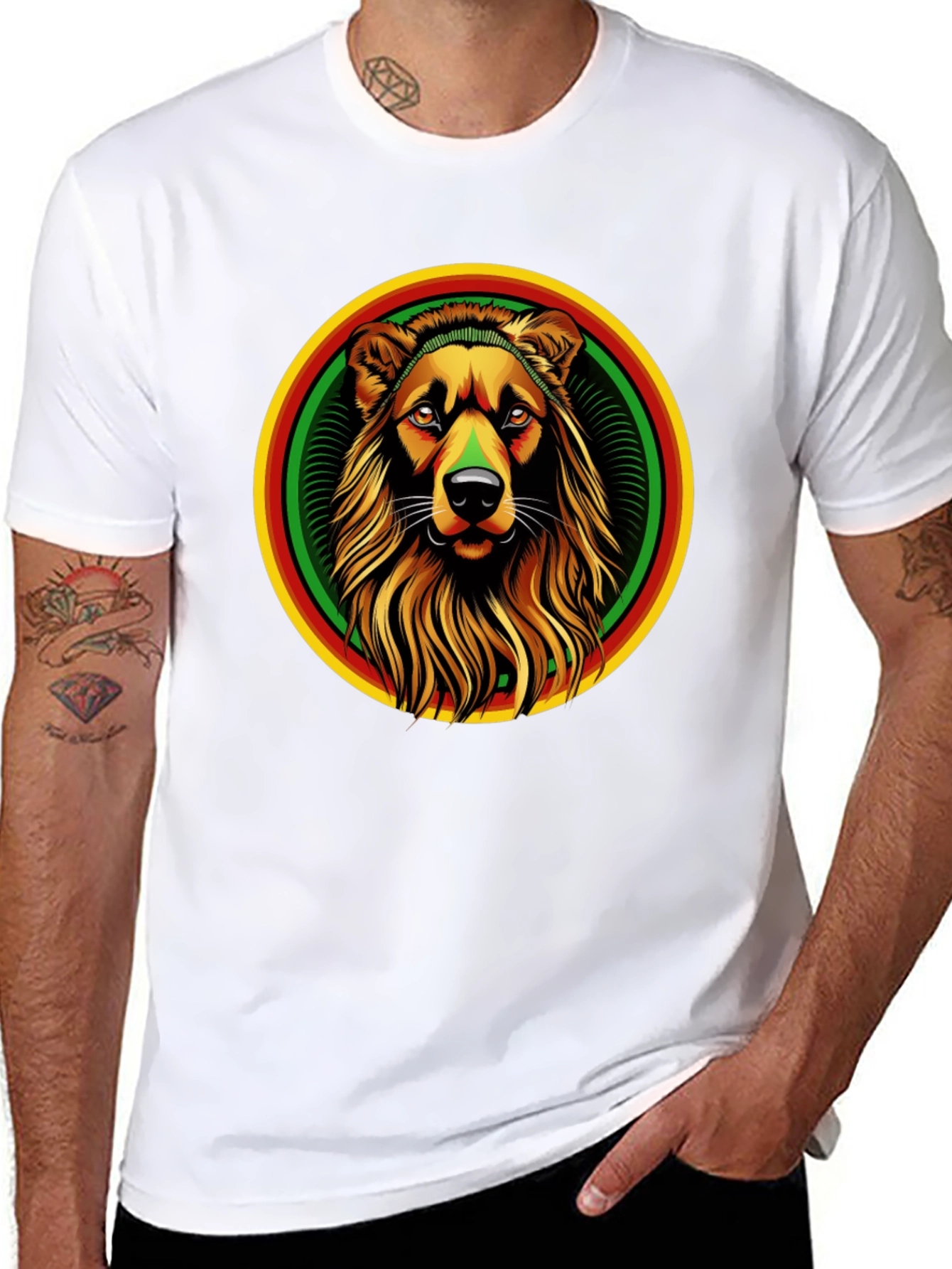 Rasta Lion T-Shirt - Reggae Vibes