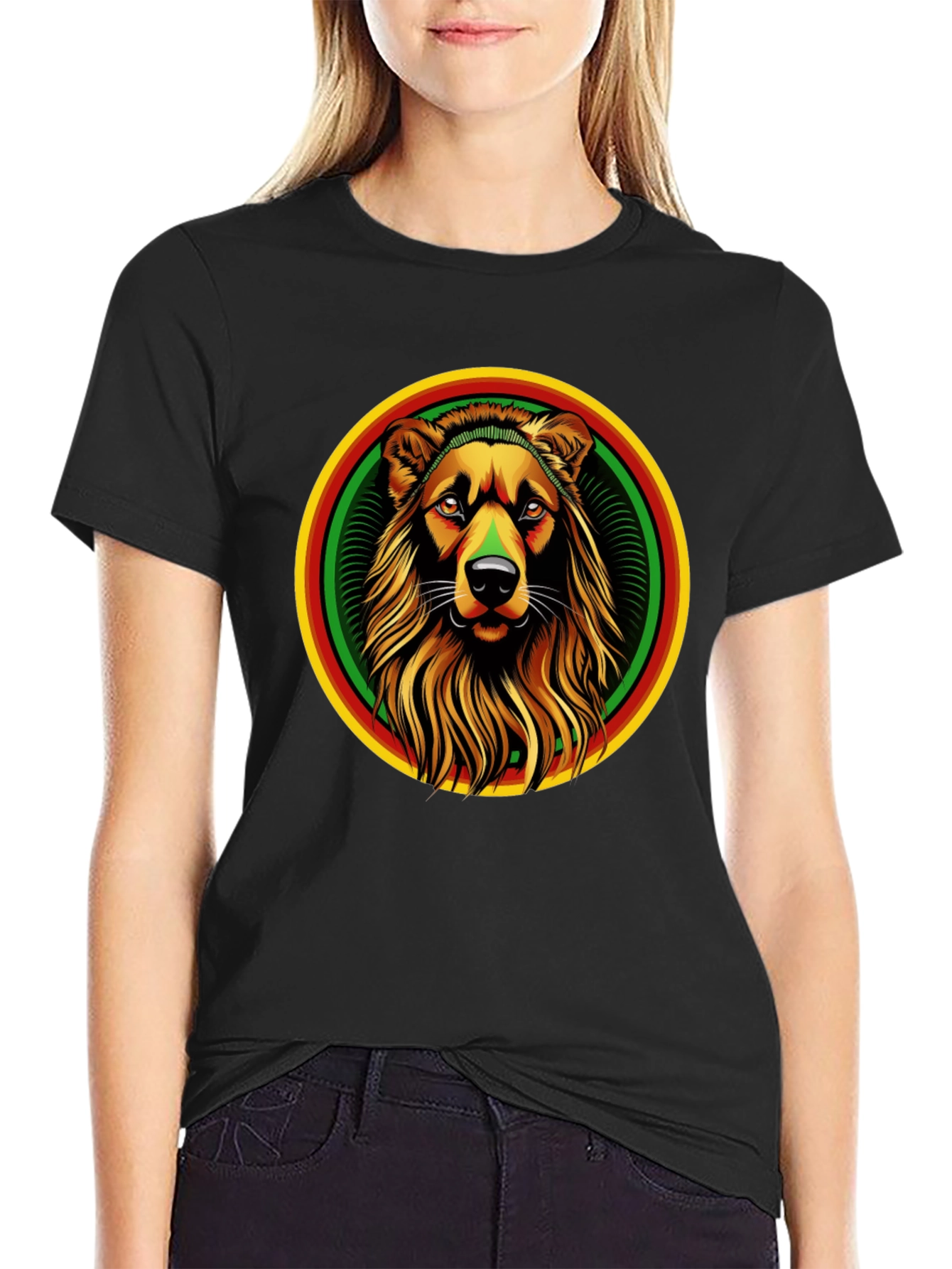 Rasta Lion T-Shirt - Reggae Vibes