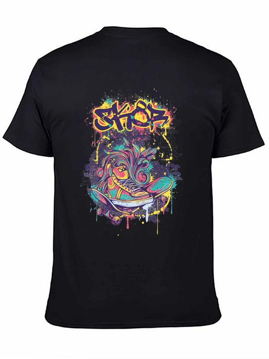 Skateboarding Graphic T-Shirt - Street Style Tee