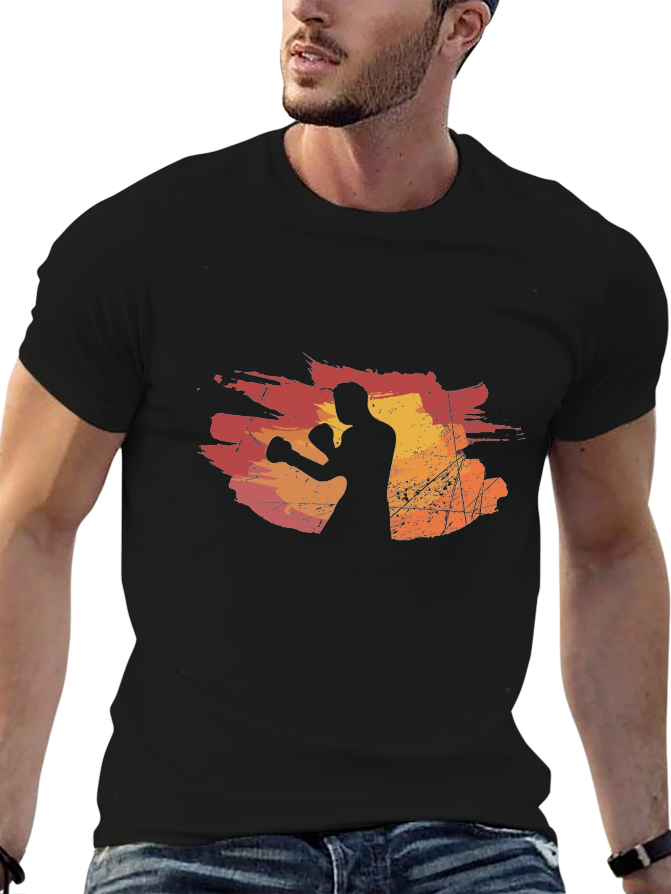 Boxer Silhouette Graphic Tee