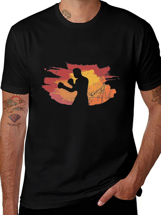 Boxer Silhouette Graphic Tee