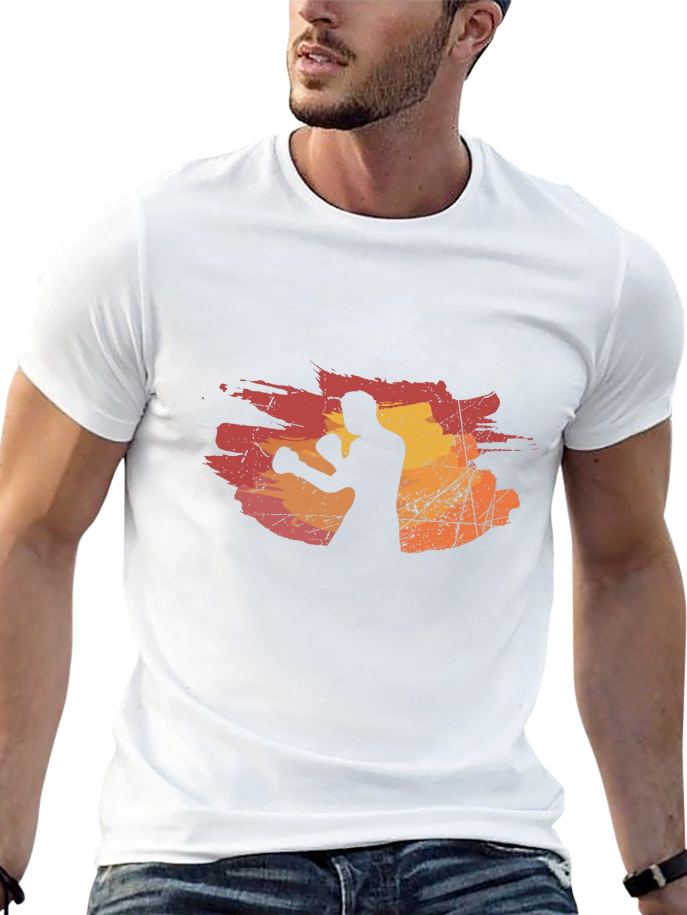 Boxer Silhouette Graphic Tee