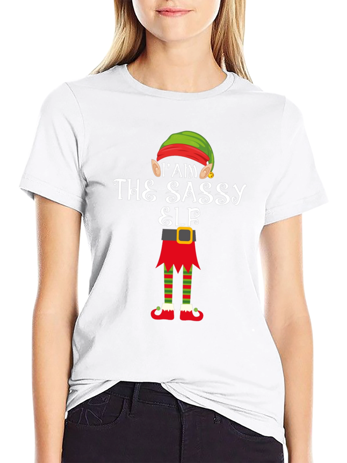 Sassy Elf Christmas T-Shirt