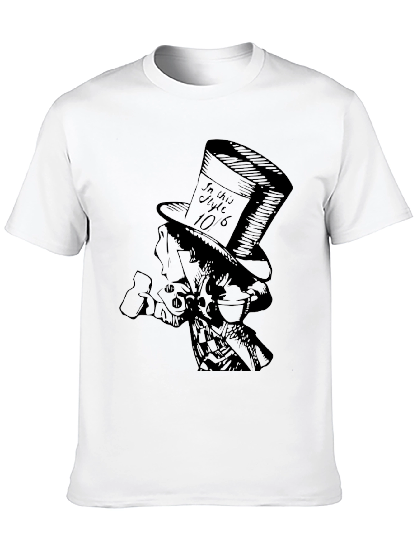Mad Hatter Graphic Tee - Black