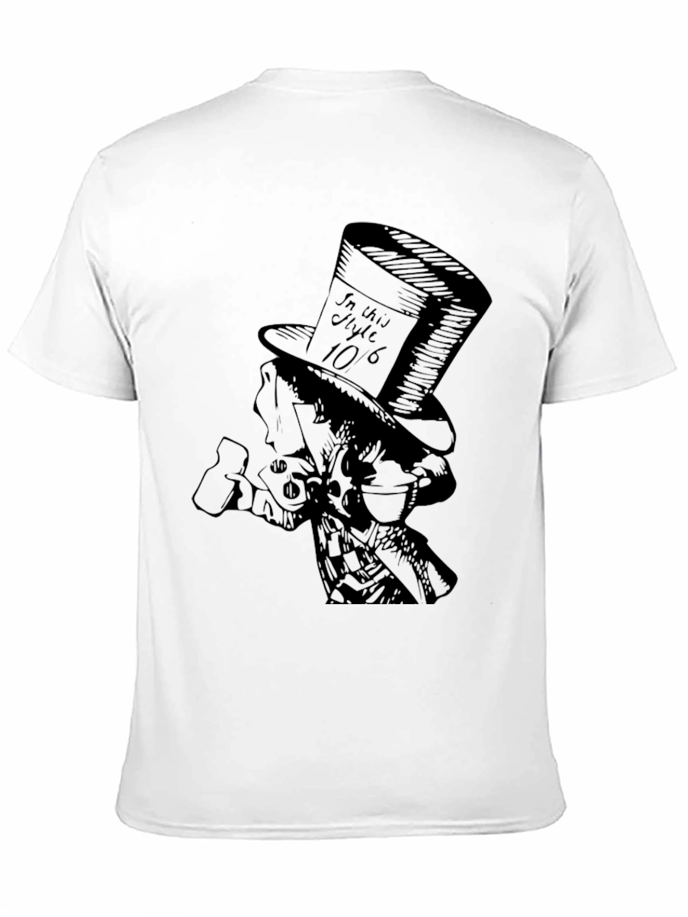 Mad Hatter Graphic Tee - Black