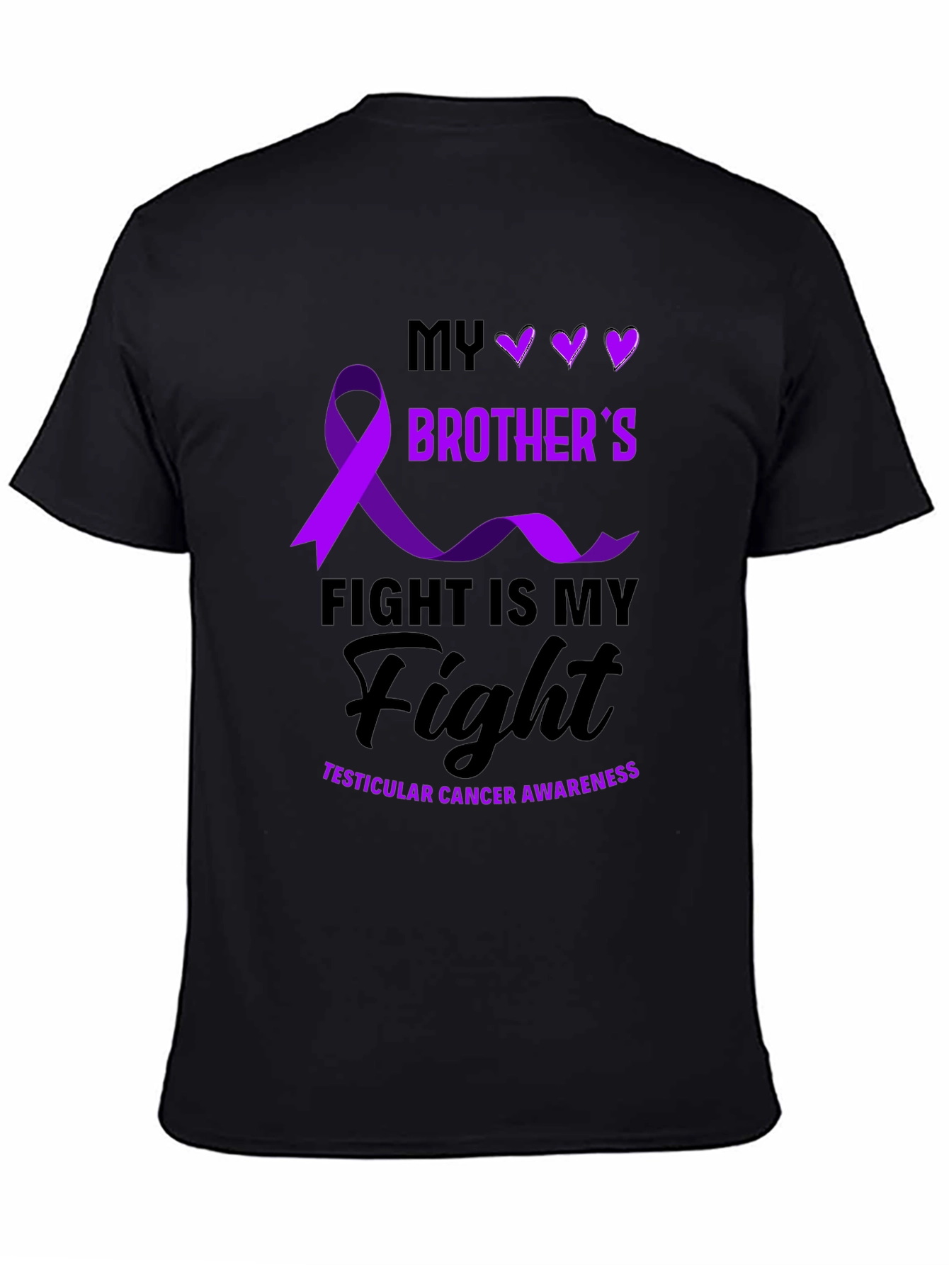 Brothers Fight: Testicular Cancer Awareness T-Shirt