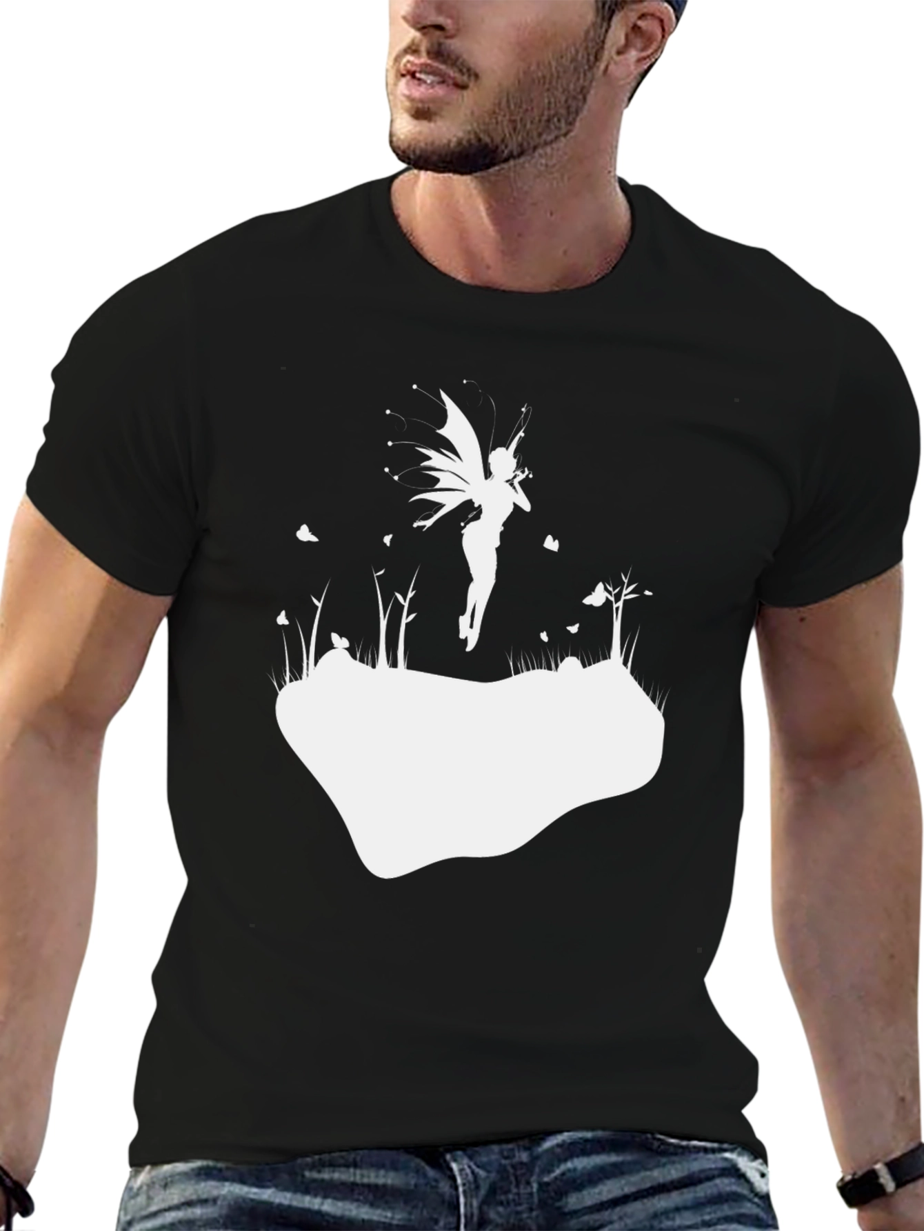 Enchanted Fairy T-Shirt - Black Cotton Tee