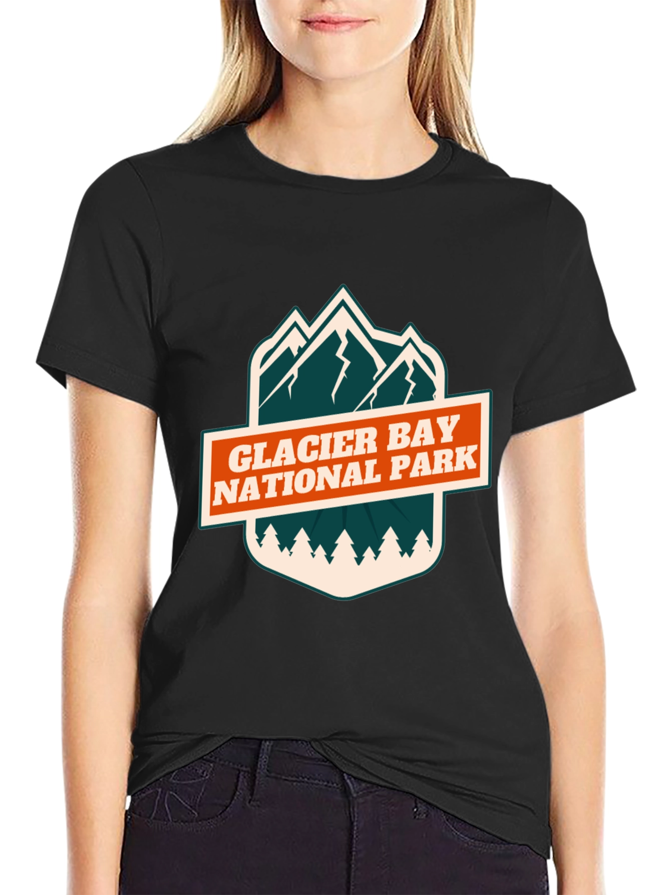Glacier Bay National Park T-Shirt - Black
