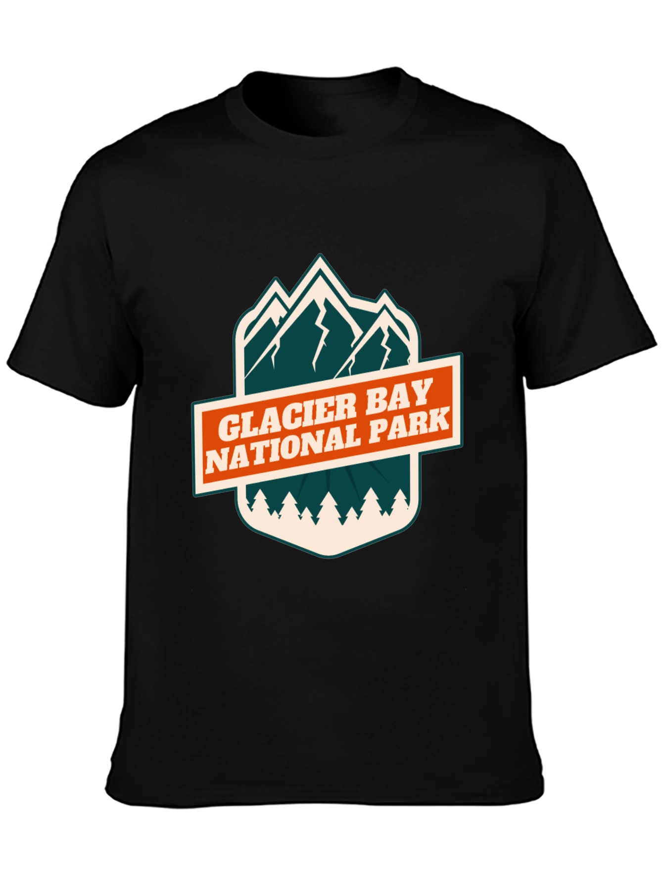Glacier Bay National Park T-Shirt - Black