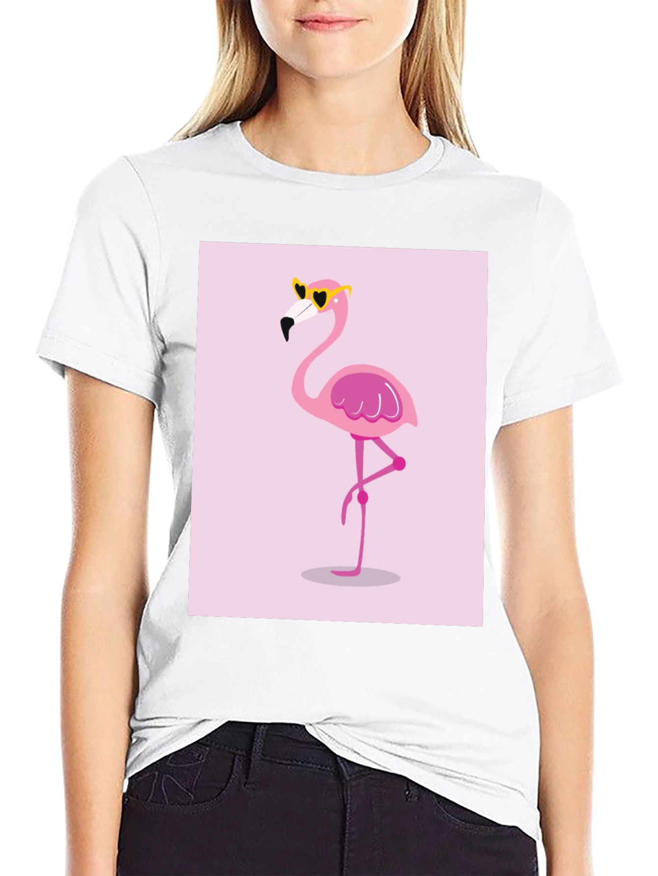 Funky Flamingo Tee - Tropical Style