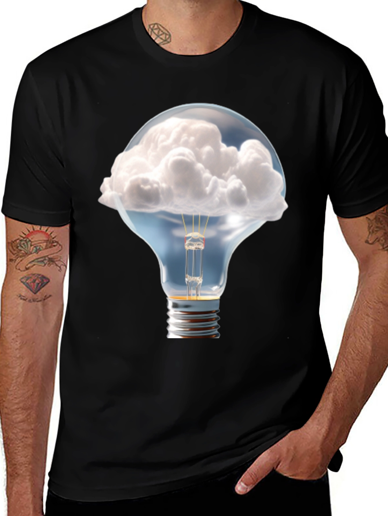 Cloud in a Bulb Graphic Tee