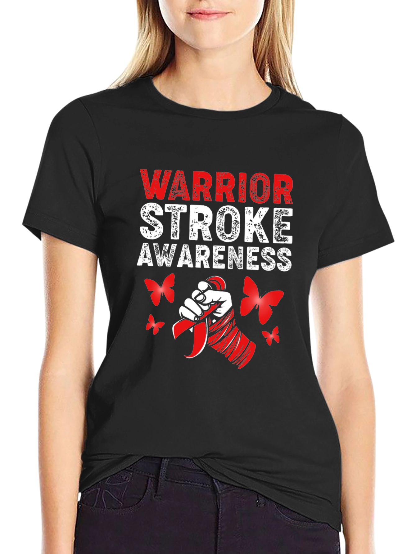 Stroke Awareness Warrior Graphic T-Shirt