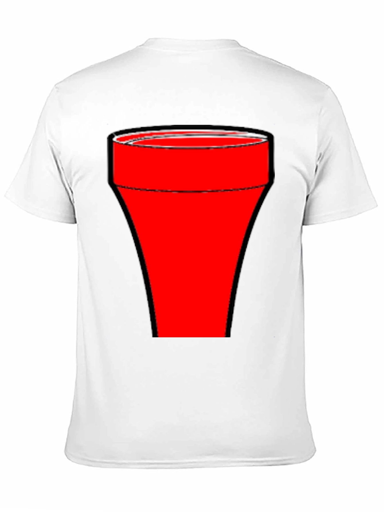 Red Cup Graphic Black T-Shirt