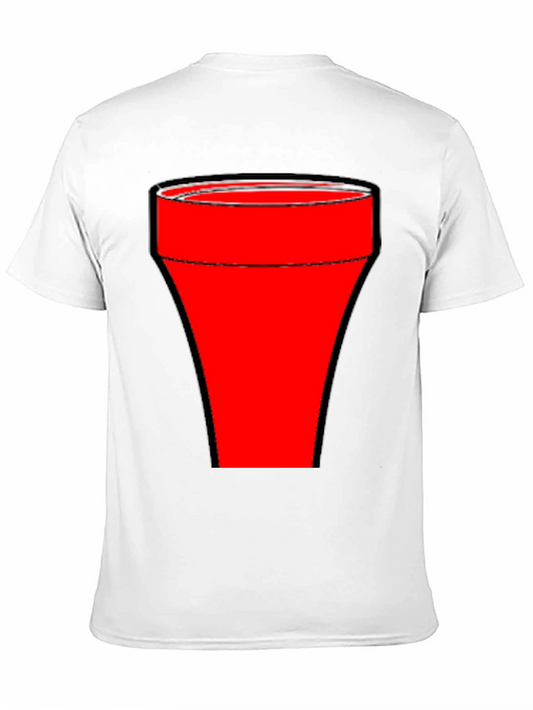 Red Cup Graphic Black T-Shirt