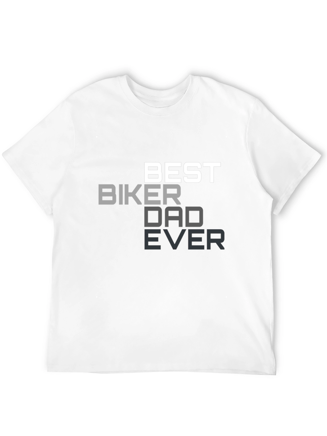 Best Biker Dad Ever Black T-Shirt