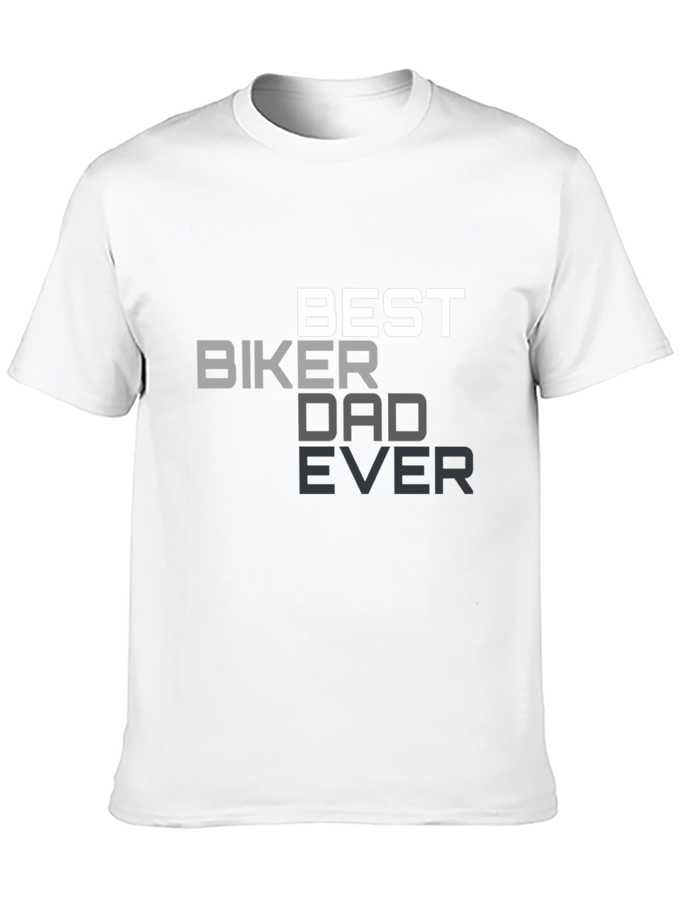 Best Biker Dad Ever Black T-Shirt