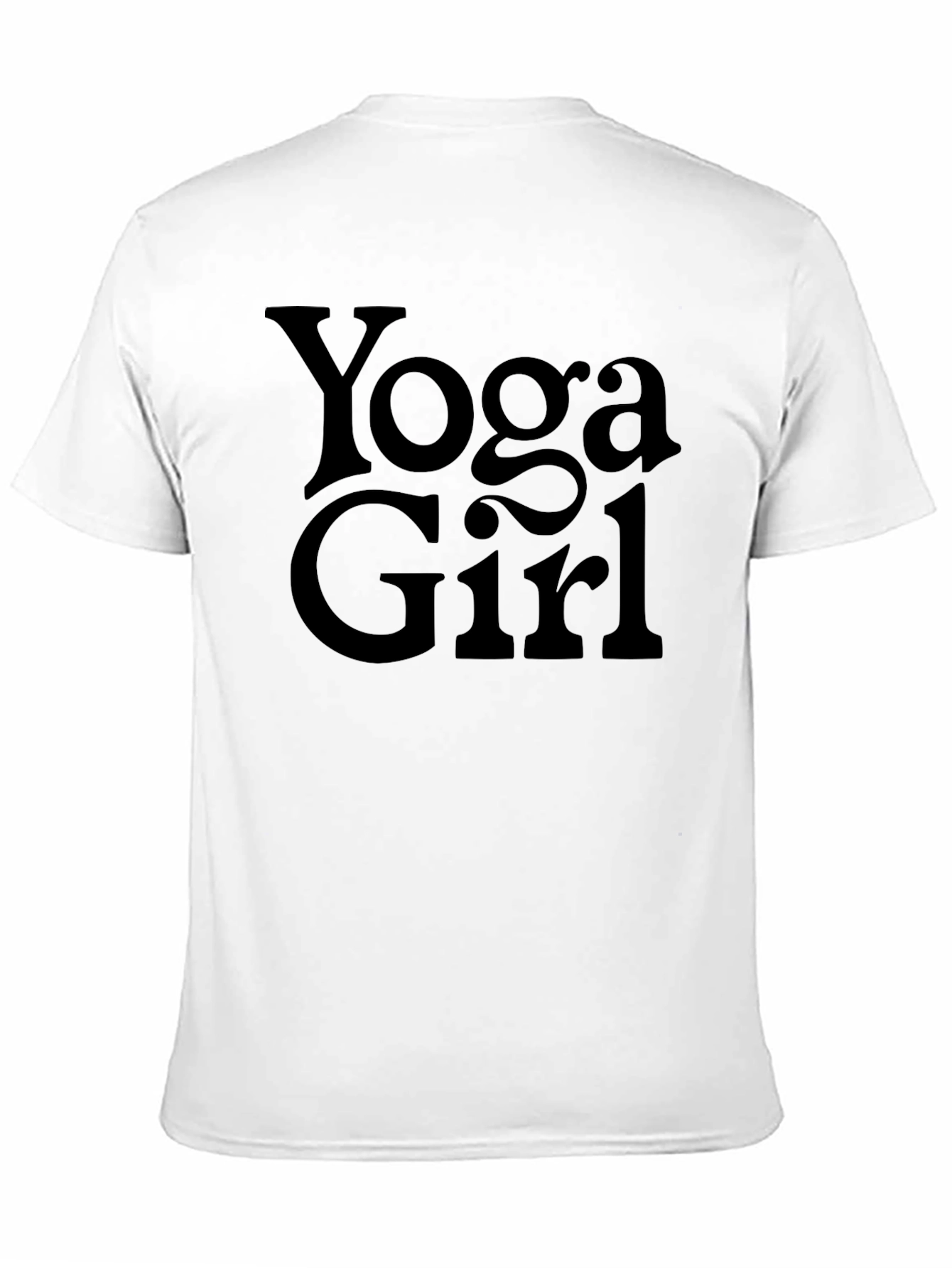Yoga Girl T-Shirt - Black Graphic Tee